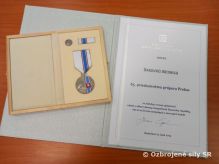 Ďakovná medaila prezidentky Slovenskej republiky pre 65. prieskumný prápor