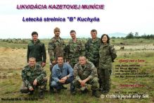 Likvidácia kazetovej munície na leteckej strelnici v Kuchyni