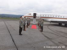 Zahraničné návštevy na Sliači