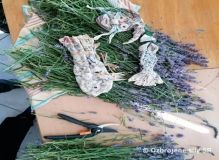 Levanduľové posedenie